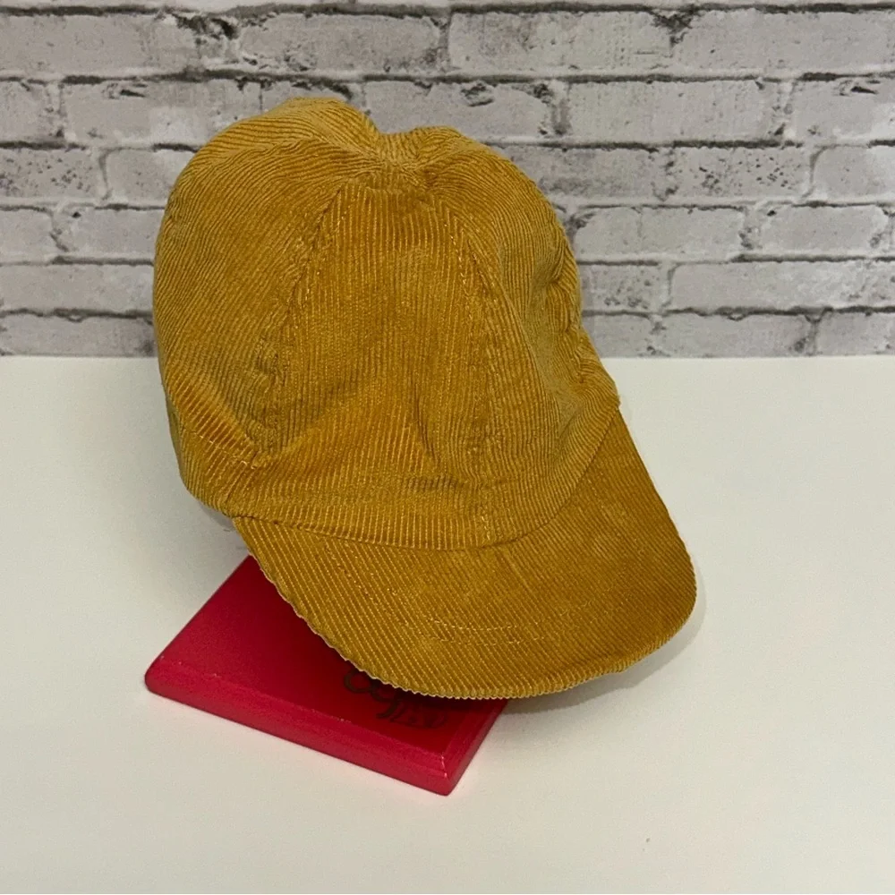 Toddler Corduroy Brown Tan 3T Cotton Hat Cap Boy